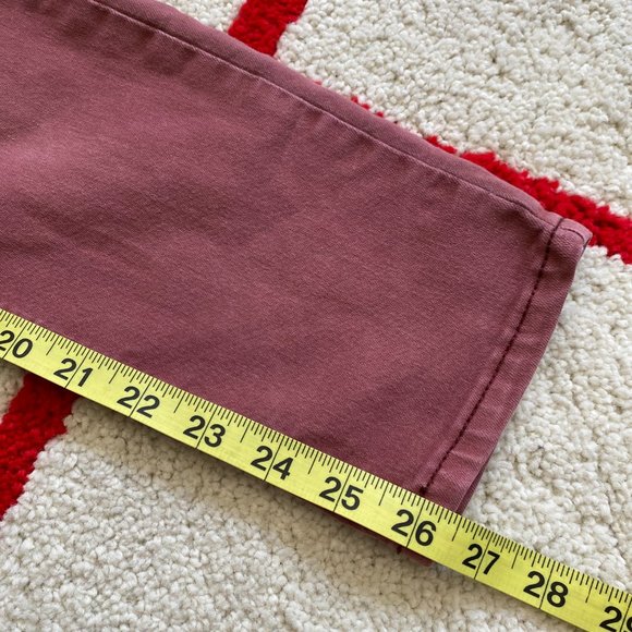 Free People Millennium Skinny Maroon Denim Jeans - Picture 7 of 7